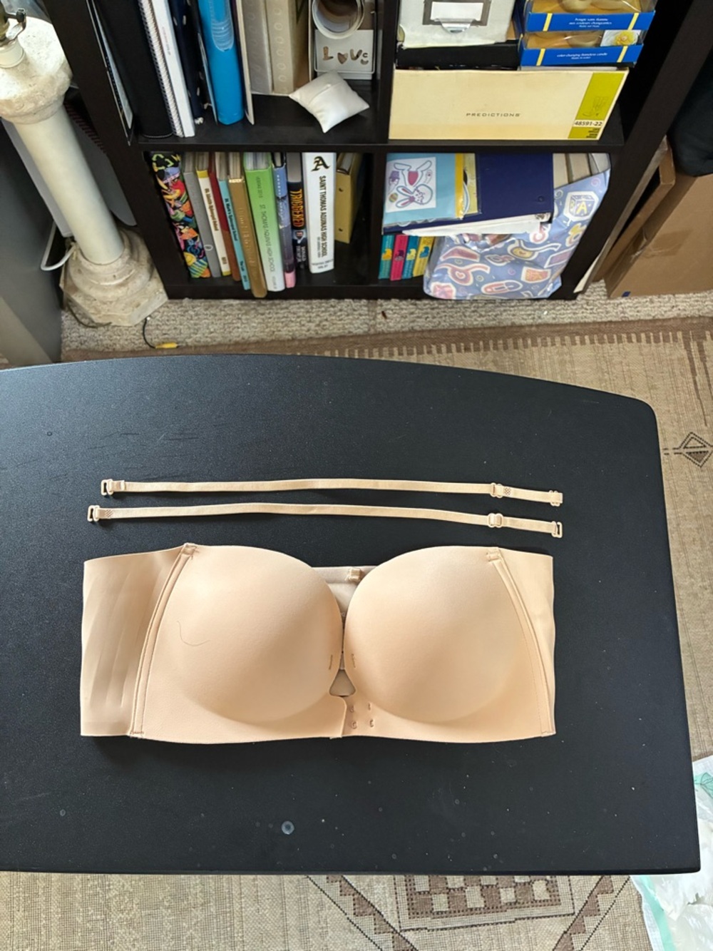 Seamless Strapless Bandeau Bra - Nude
